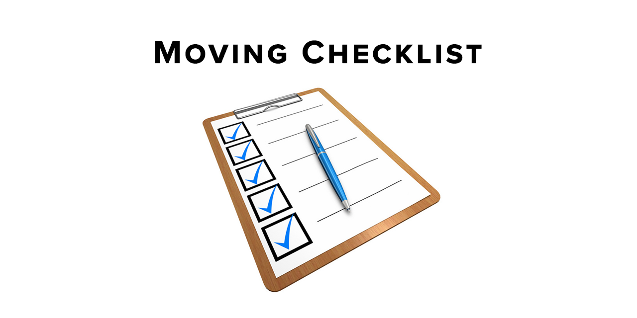 Moving Checklist Covering the Basics
